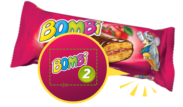 Pontok a Bombi csomagolásán