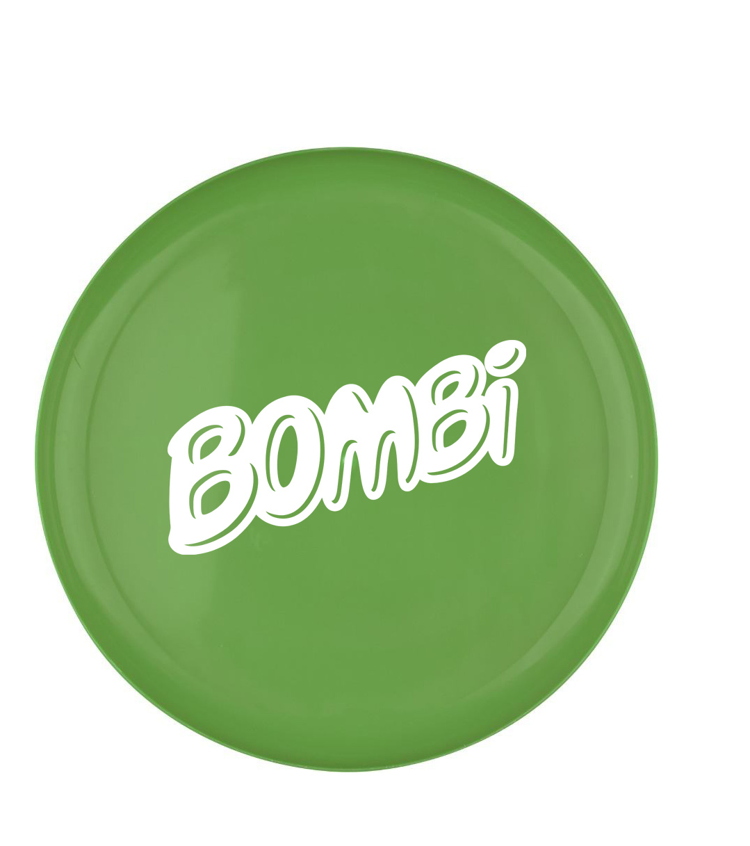 Bombi műanyag frizbi – zöld