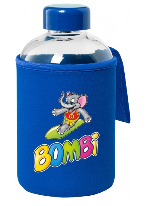 Bombi üveg kulacs – sötétkék